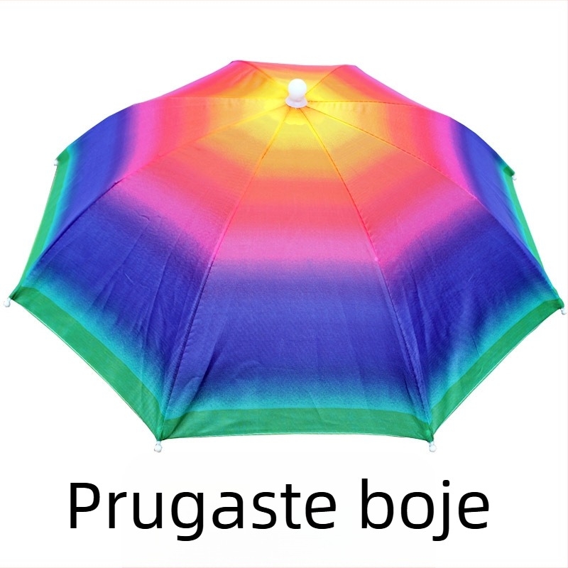 Šešir-kišobran za zaštitu od sunca s logom, reklamni kišobran-šešir, velika veličina