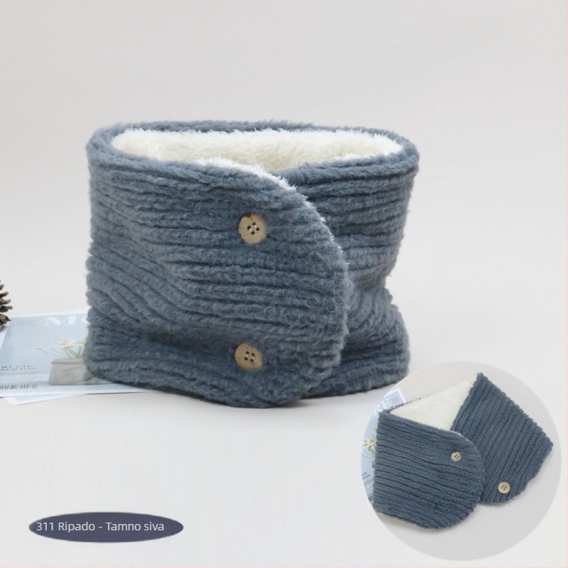 Zimski šal od umjetnog krzna zeca, warp-knit, održava toplinu, originalni dizajn