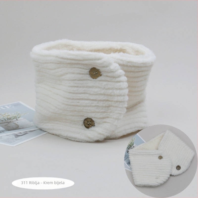 Zimski šal od umjetnog krzna zeca, warp-knit, održava toplinu, originalni dizajn