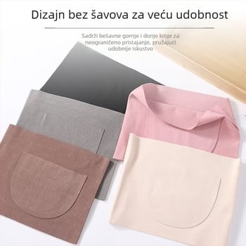 Derong velur pojas za jesen-zimu, unisex, s dvostrukim džepom, grije trbuh i donji dio leđa