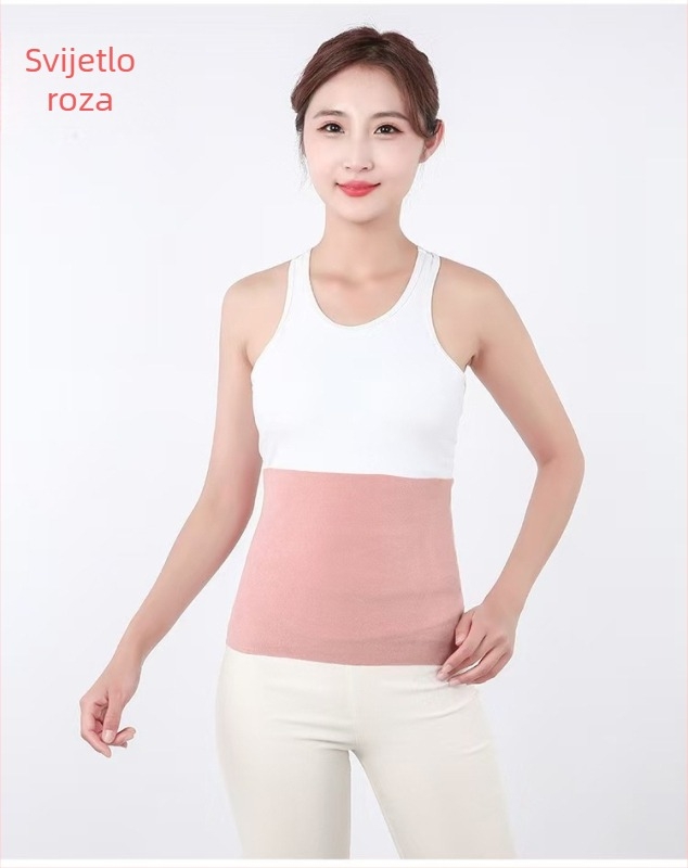 Derong velur pojas za jesen-zimu, unisex, s dvostrukim džepom, grije trbuh i donji dio leđa
