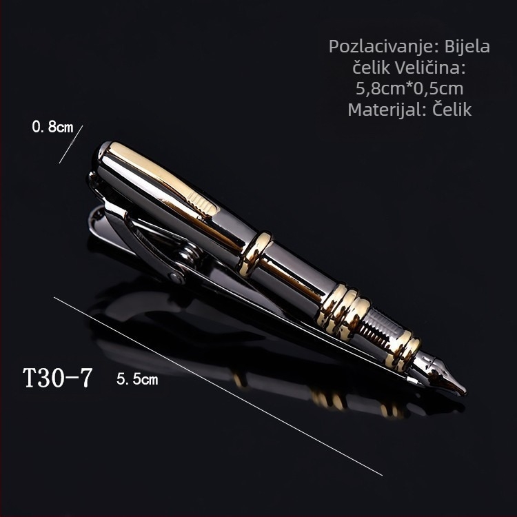 Bakreni kopči za manžetne, moderni muški stil, galvanizirani premaz, porijeklo Zhejiang