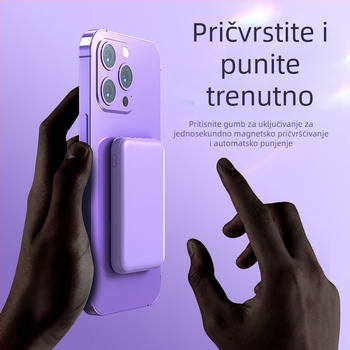 Nova MagSafe magnetska bežična power banka 5000 mAh, kompaktna i prijenosna s brzim punjenjem