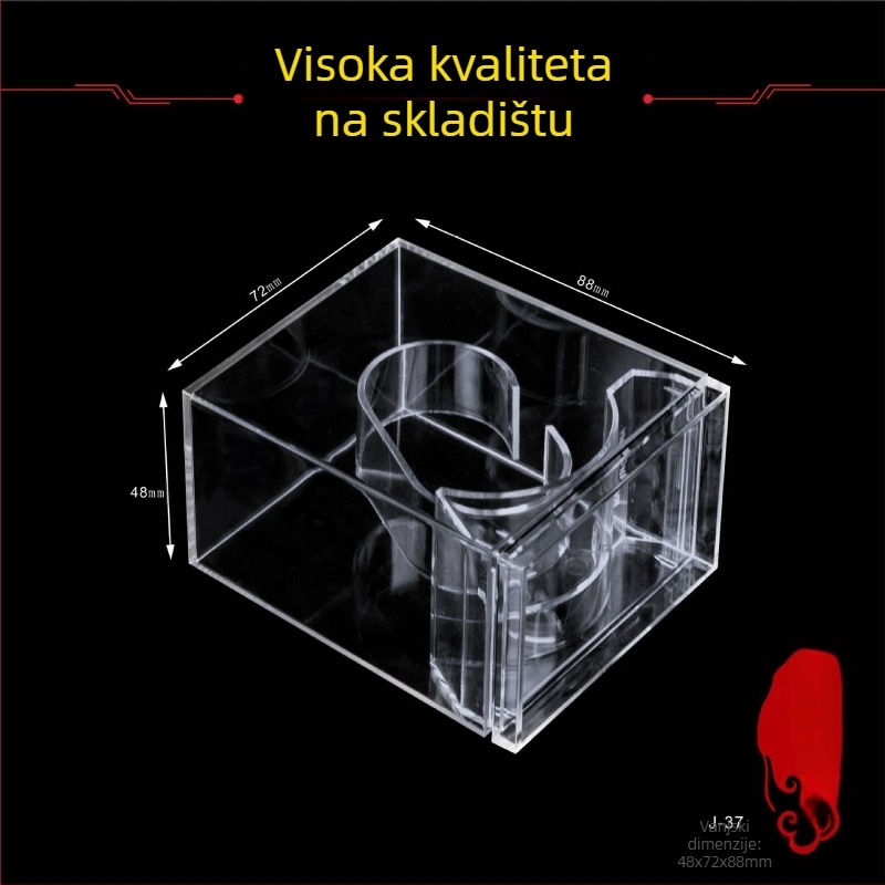 PS prozirna plastična kutija za satove s poklopcem, model J-37, marka Youchuang Yipin; Materijal: PS; Vrsta pakiranja: Packing Box; Vrsta opskrbe: Customizable
