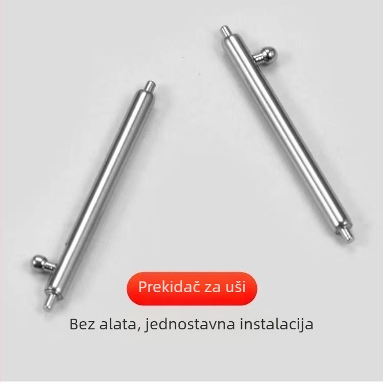 Pružinski pin za remen sata — nehrđajući čelik, okrugli profil, brzo otpuštanje
