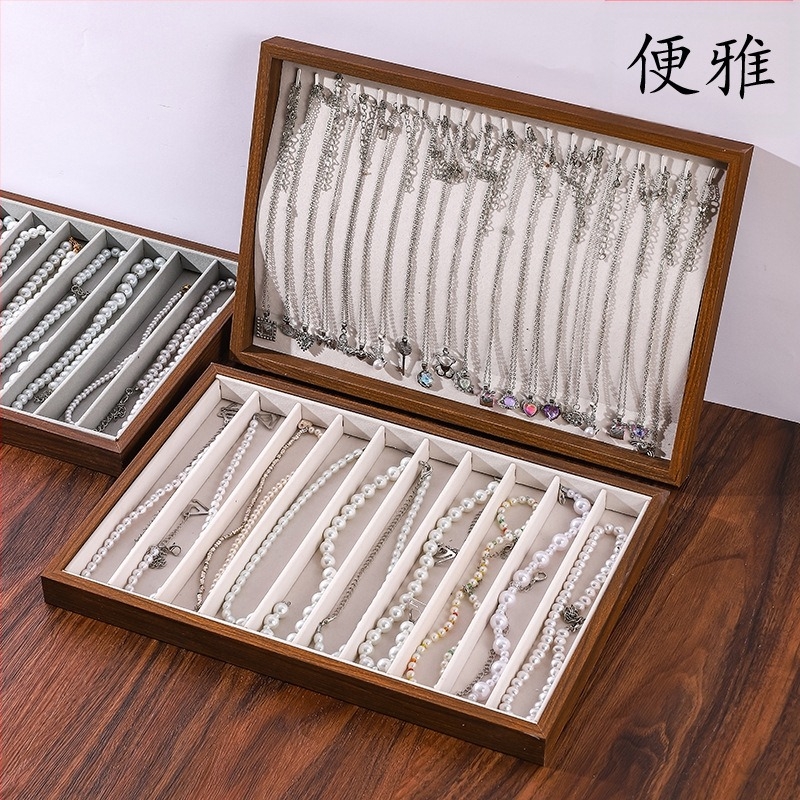 Držač za izlaganje ogrlica – flanelna ploča, Benya, jednoslojna, umjetnički stil