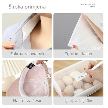 Naljepnica za ovratnik - jednokratna, otporna na prljavštinu, prozračna, upija znoj za odjeću i šešire (Kritične specifikacije: Jednokratna; Otporna na prljavštinu; Prozračna; Upija znoj)