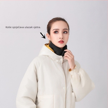 Odvojivi ovratnik za zimski down jacket - vuna, Sartonman, za djecu, proljeće 2025