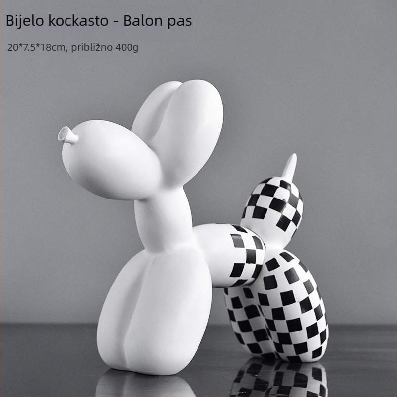 Balon-pas od smole – moderni minimalistički dizajn, sintetička smola