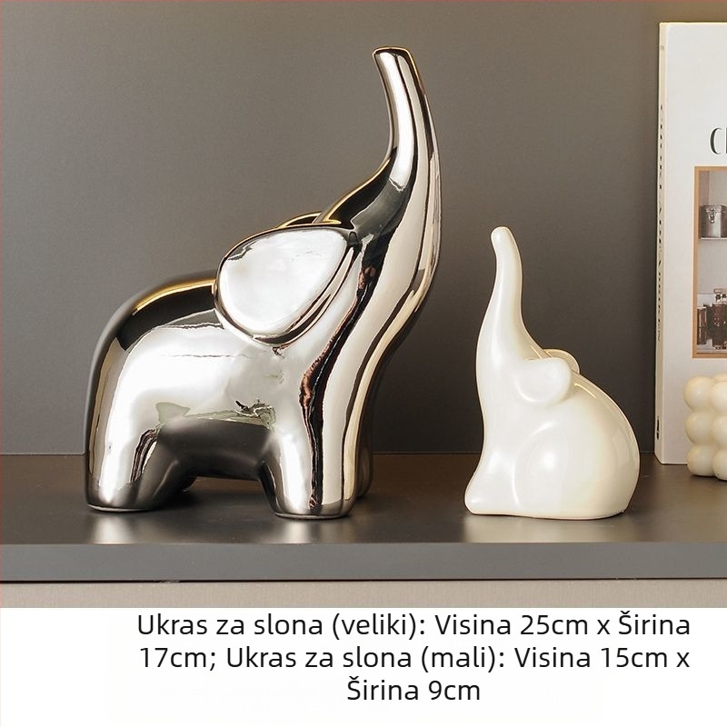 Keramički model jedrilice, jednostavan i moderan stil, elektroplatinirano završavanje, poklon za rođendan razrednom kolegi