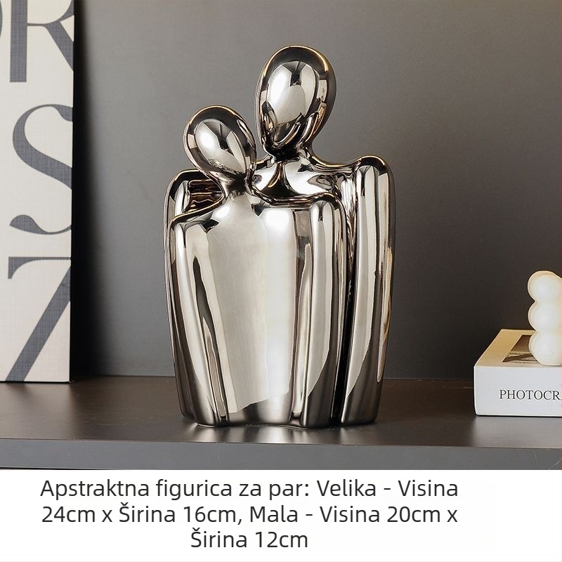 Keramički model jedrilice, jednostavan i moderan stil, elektroplatinirano završavanje, poklon za rođendan razrednom kolegi