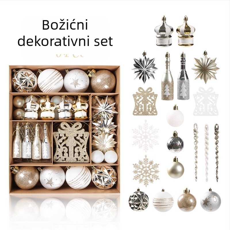 Božićni ukrasi za drvce – plastika, božićne dekoracije, stil crtani/moderni minimalistički, lagani luksuz