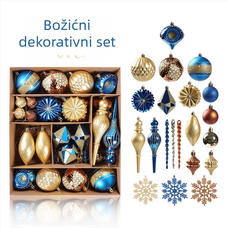 Božićni ukrasi za drvce – plastika, božićne dekoracije, stil crtani/moderni minimalistički, lagani luksuz