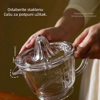 Ručni sokovnik za voće i citruse – neelektrični, opća namjena, materijal: svila cvijeta