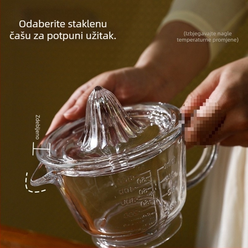 Ručni sokovnik za voće i citruse – neelektrični, opća namjena, materijal: svila cvijeta