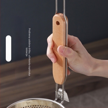 Nehrđajući čelični koš za prženje i cjedilo za rezance – protuklizni, zaštita od opeklina, moderan stil jednostavnosti