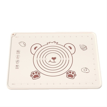 Silikonska podloga za tijesto s motivom medvjeda, debela, prehrambena kvaliteta za kuhinju