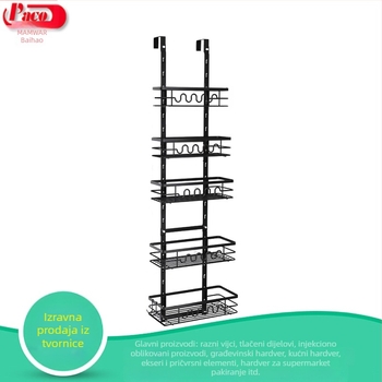 Torba za pohranu na vratima s mrežom – ugljen čelik, moderna minimalistička stil, oblik: držač za vrata, način vješanja: kuka, brend All the best