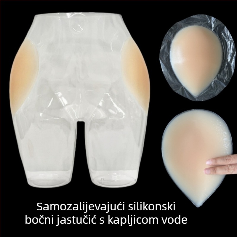 Silikonska nadložna donje rublje za povećanje bokova – jastučić za zadnjicu (Marka Magicbobo, Materijal: Silikon, Debljina: Udebljana, Funkcija: Povećanje)