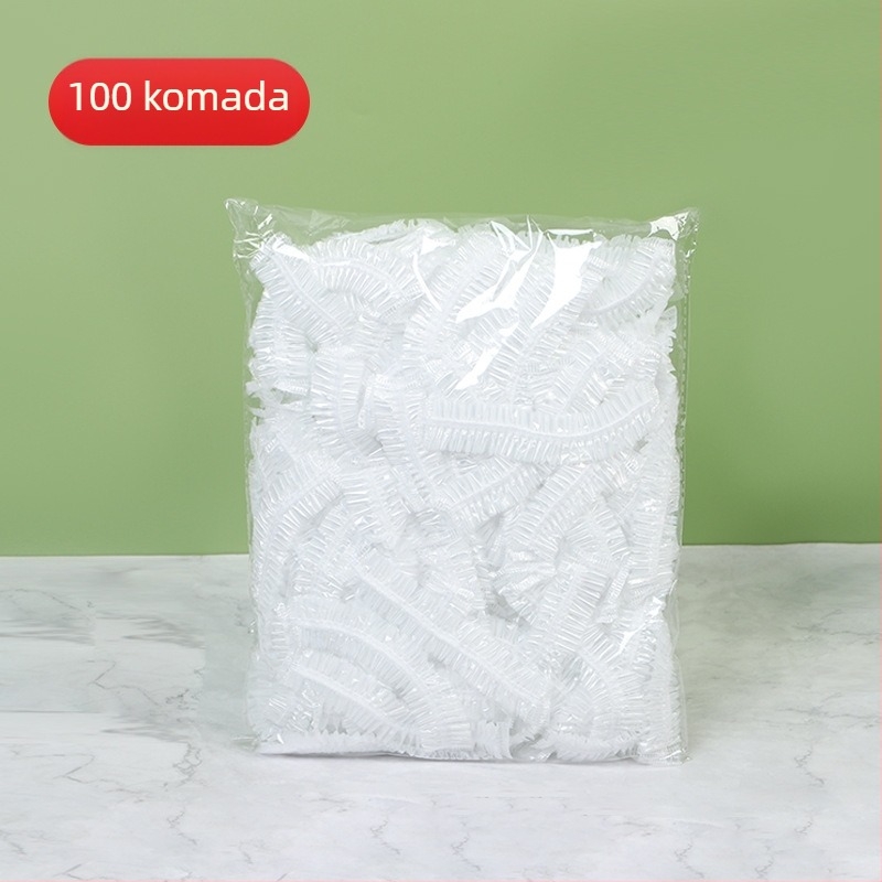 Elastični poklopac za zdjelu od PE klase s držačem folije za čuvanje ostataka — 1 komad, kućna upotreba