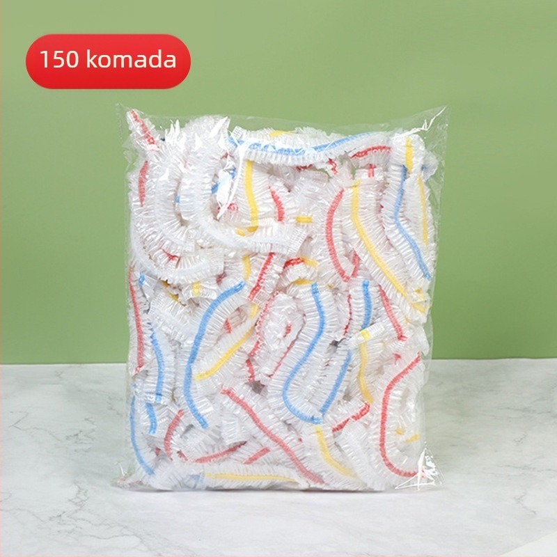 Elastični poklopac za zdjelu od PE klase s držačem folije za čuvanje ostataka — 1 komad, kućna upotreba