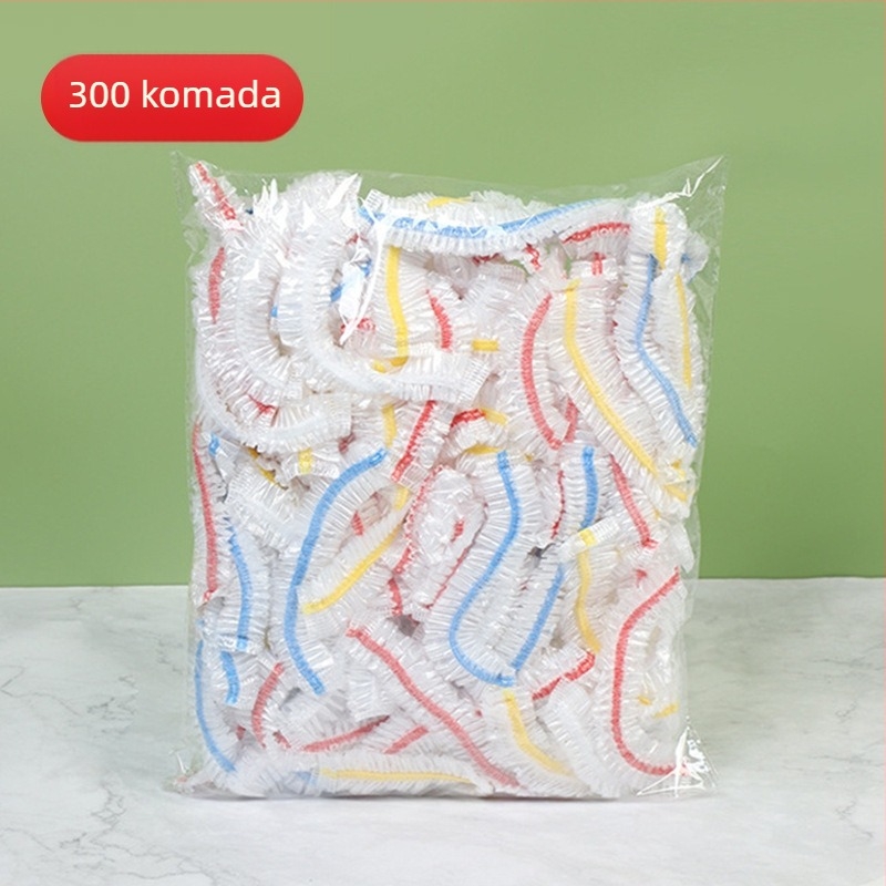 Elastični poklopac za zdjelu od PE klase s držačem folije za čuvanje ostataka — 1 komad, kućna upotreba