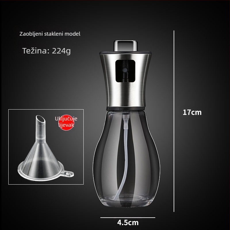 Boca za sprej ulja, staklena boca s tlakom sprejemom, kućna upotreba, automatsko otvaranje i zatvaranje