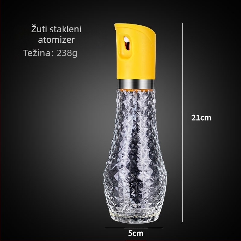 Boca za sprej ulja, staklena boca s tlakom sprejemom, kućna upotreba, automatsko otvaranje i zatvaranje