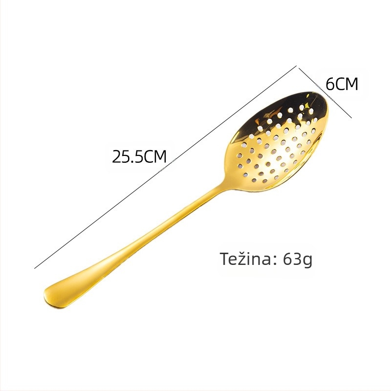 Set žlica i lopatica od nehrđajućeg čelika – moderni minimalistički dizajn, visoka toplinska otpornost, zaštita od opeklina, mogućnost tiskanja logotipa