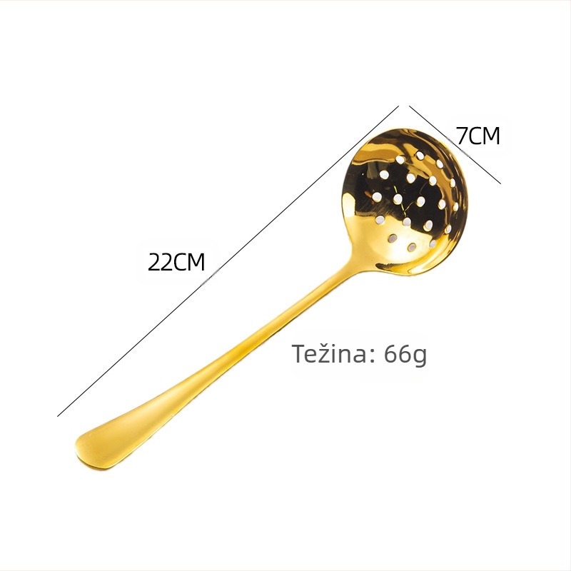 Set žlica i lopatica od nehrđajućeg čelika – moderni minimalistički dizajn, visoka toplinska otpornost, zaštita od opeklina, mogućnost tiskanja logotipa