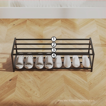 A6L Stalak za cipele ispod kreveta - ušteda prostora, 2-3 sloja skladištenja, plastika + čelična cijev, modern stil, model CX