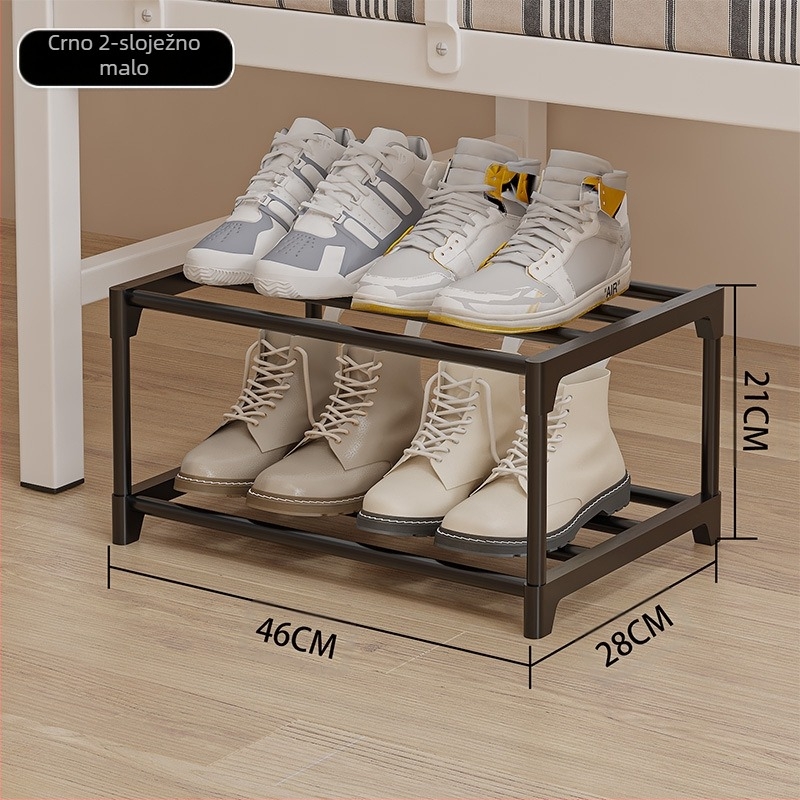 A6L Stalak za cipele ispod kreveta - ušteda prostora, 2-3 sloja skladištenja, plastika + čelična cijev, modern stil, model CX