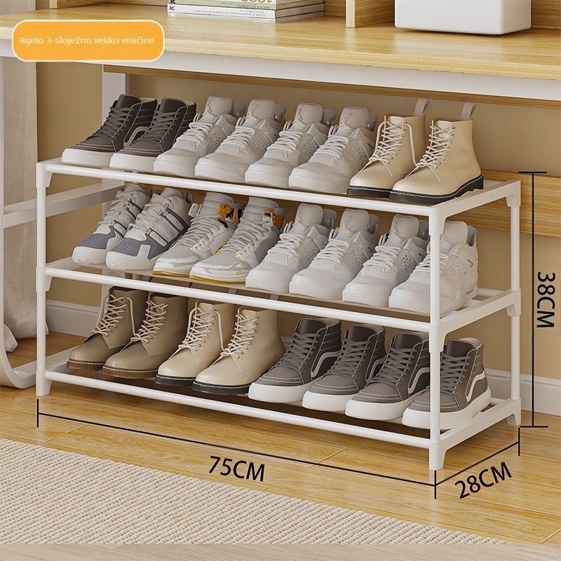 A6L Stalak za cipele ispod kreveta - ušteda prostora, 2-3 sloja skladištenja, plastika + čelična cijev, modern stil, model CX