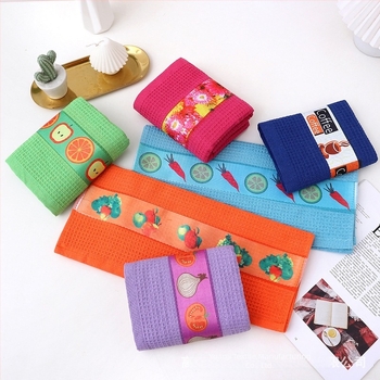 Kuhinjska krpa od smjese vlakana, 53 g, upijanje vode 16–20S, s logotipom