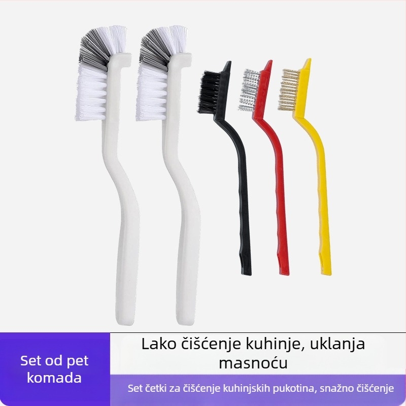 Lijie Set četkica za čišćenje - Četke za kuhinju s dugom ručkom za čaše, praznine i štednjak (plastika, lansiran zimi 2017)