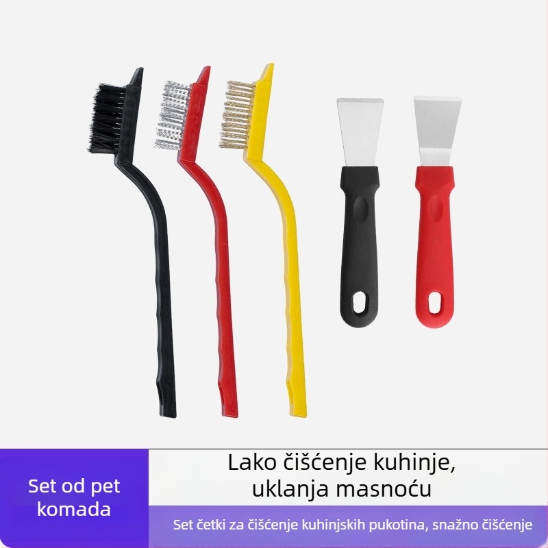 Lijie Set četkica za čišćenje - Četke za kuhinju s dugom ručkom za čaše, praznine i štednjak (plastika, lansiran zimi 2017)