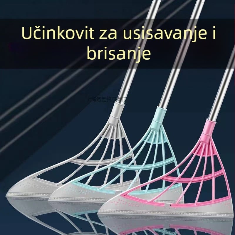 Metla od silikona za kućnu upotrebu, materijal plast + nehrđajućeg čelika; podrijetlo Zhejiang; težina 129; lansirano 2022; kategorija: metla.