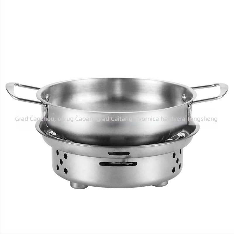 Korejskog stila posuda od nehrđajućeg čelika za tjesteninu i juhe, kućna upotreba, ne električno, kompatibilno s običnim štednjakom