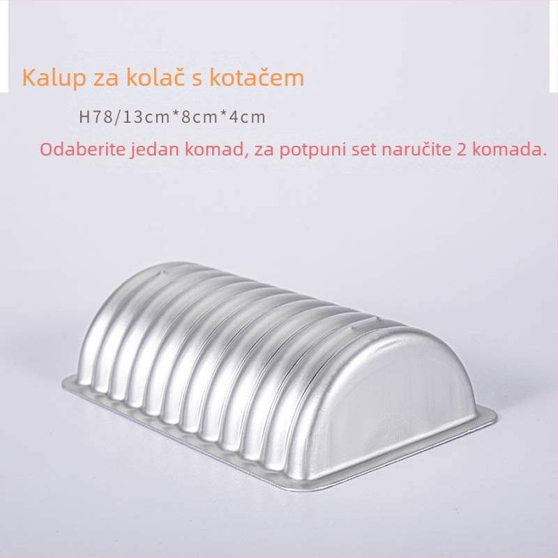 Kalup za pečenje kruha i kolača – anodiziran, otporan na visoke temperature – pogodan za hot dog rolice, svinjske odreske i kobasice
