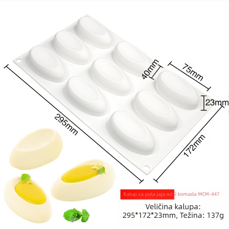 Silikonski kalup za mousse i čokoladu s 6 odjeljaka i raznolikim oblicima (zvjezdice, Rubikova kocka, srce); pogodan za fondant čokoladu, ručno izrađene sapune i mirisne svijeće.