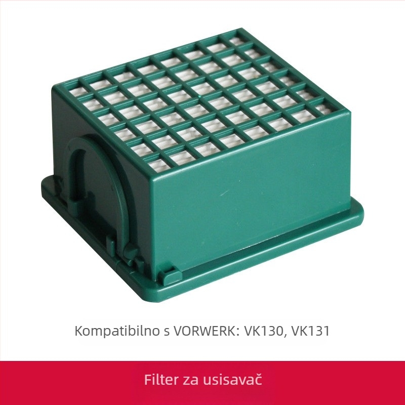 Filter mreža za usisavač, kompatibilna s VK135/VK200, za V-orwerk, model v-orwerk, univerzalna primjena, pokriće 101–150 m²