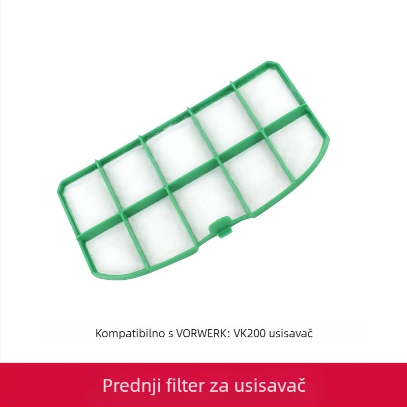 Filter mreža za usisavač, kompatibilna s VK135/VK200, za V-orwerk, model v-orwerk, univerzalna primjena, pokriće 101–150 m²