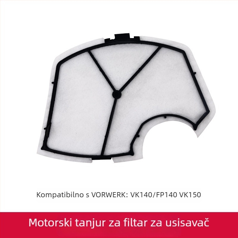 Filter mreža za usisavač, kompatibilna s VK135/VK200, za V-orwerk, model v-orwerk, univerzalna primjena, pokriće 101–150 m²