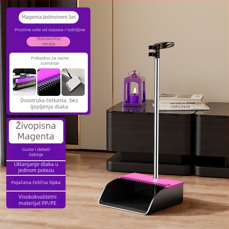 Set metle i lopatice za prašinu – Plastika, 2025 izlaz, Težina 800 g, Količine u pakiranjima: 32 vrećica, 20 kutija, 34 na veliko