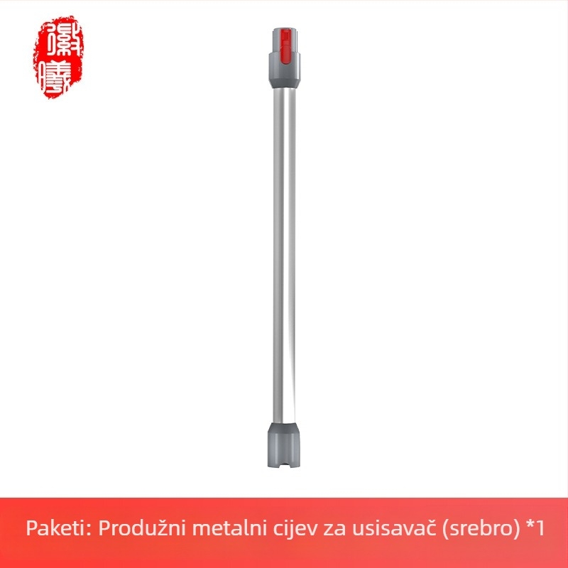Boxuan Metalna produžna šipka za Dyson V6–V12 Slim ravna cijev – dodatak za usisavač