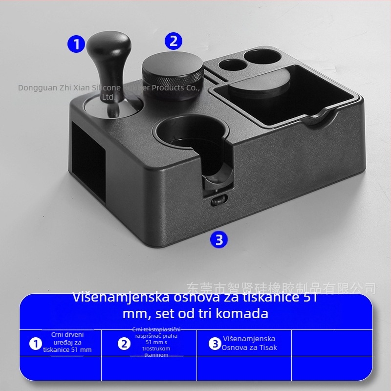 Set aksesoara za espresso s ABS ručkom – ZX marka, moderan minimalistički stil, lagani luksuz i retro štih, uključuje pribor za kavu