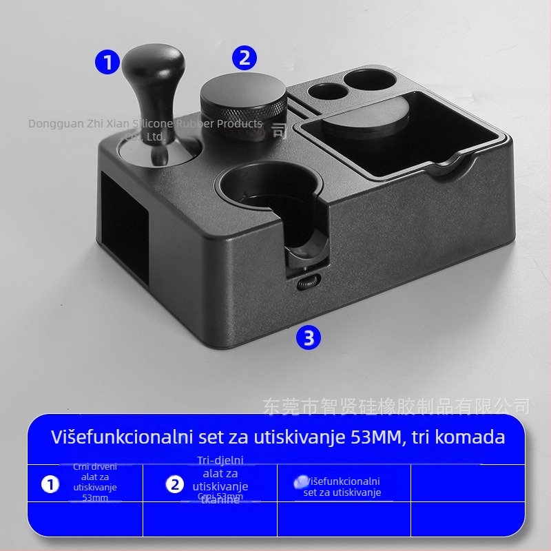Set aksesoara za espresso s ABS ručkom – ZX marka, moderan minimalistički stil, lagani luksuz i retro štih, uključuje pribor za kavu