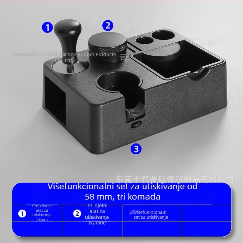 Set aksesoara za espresso s ABS ručkom – ZX marka, moderan minimalistički stil, lagani luksuz i retro štih, uključuje pribor za kavu
