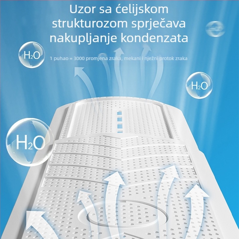 Deflektor zraka za klimatizaciju – povlačivi, zidni, instalacija bez alata, zaštita od izravnog strujanja zraka