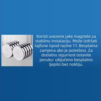 Zaštitni poklop vanjske jedinice klima uređaja, model P66D; jak magnetski učinak; automatsko djelovanje; vodootporan; sprječava kapanje